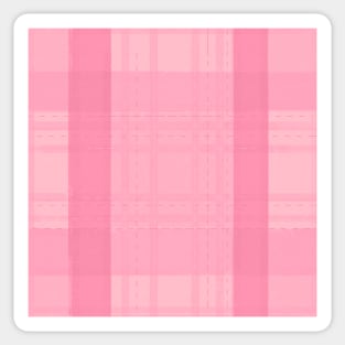 Pink plaid Sticker